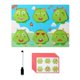thumbnail image 2 of Juguetes de madera 2 en 1, juguetes Montessori, juego de combinar imágenes, juego de rompecabezas de monstruos de práctica, tablero de dibujo para reg, 2 of 9