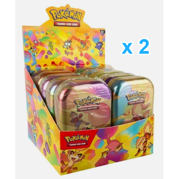 Pokemon TCG: Scarlet & Violet - 151 Sealed Mini Tin Display! (10 Tins per Box!) QTY 2