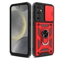 thumbnail image 4 of Venoro for Samsung Galaxy S24 Ultra/S24 Plus/S24 Case with Screen Protector Slide Camera Lens Protection Phone Cover with Stand, Red, 4 of 16