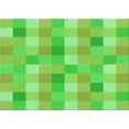thumbnail image 1 of Ahgly Company Machine Washable Indoor Rectangle Transitional Emerald Green Area Rugs, 4' x 6', 1 of 7