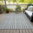 thumbnail image 6 of Addison Rugs Chantille Indoor/Outdoor Transitional Geometric, Abstract Gray Washable Rectangle Rug, 5' x 7'6", 6 of 6