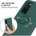 thumbnail image 5 of Compatible with Samsung Galaxy s20 FE Case, Silicone Soft Gel Rubber Bumper Shockproof Anti-Scratch Protective Case Cover with Ring for Samsung Galaxy s20 FE 4G/5G-Military Green, 5 of 14