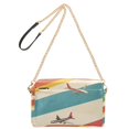 thumbnail image 2 of FORMRS Women Crossbody Purse with Chain Strap Vegan Leather Shoulder Handbag, Colorful Plane, 2 of 7