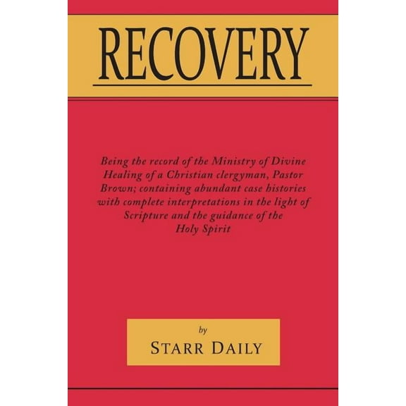 Recovery, (Paperback)