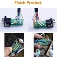 thumbnail image 2 of 4Packs VGA DB15 3 Row Solderless Male/Female Quick Connector, 3+9 D-SUB 15 Pin Port Terminal Breako, 2 of 5
