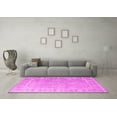 thumbnail image 3 of Ahgly Company Indoor Square Oriental Pink Industrial Area Rugs, 8' Square, 3 of 4