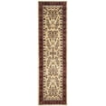 thumbnail image 2 of SAFAVIEH Lyndhurst Isadora Traditional Bordered Runner Rug, Ivory/Red, 2'3" x 22', 2 of 6