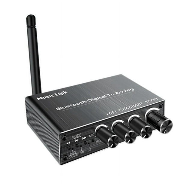 Receptor Transmisor AUX 3.5Mm ÓPtico Coaxial InaláMbrico MúSica Audio Adaptador Bluetooth 5.3 Convertidor Digital A AnalóGico