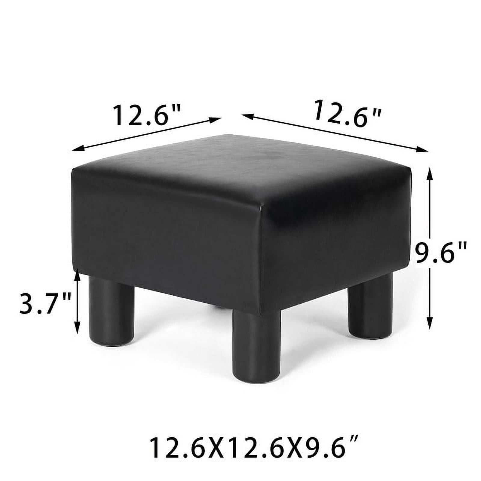 Joveco Small Foot Stool Ottoman,Rectangle Foot Stools With Non-Slip Pads, Footrest For Living Room,Couch