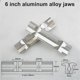 thumbnail image 2 of Vise hard jaw clamp Aluminum alloy jaw 6 inch, 2 of 5