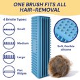 thumbnail image 3 of Groom Genie The Magic Block Pet Hair Removal Brush in Blue, 3 of 7