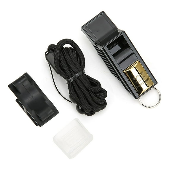 Eddwiin Basketball Sports Training Arbitre Sifflet Camping Survie Urgence Sauvetage Sifflets(Or Noir)