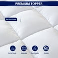 thumbnail image 5 of Subrtex Mattress Pad Peach Skin Velvet Mattress Topper Cover Mattress Protector with 15" Deep Pocket, Twin XL, 5 of 6