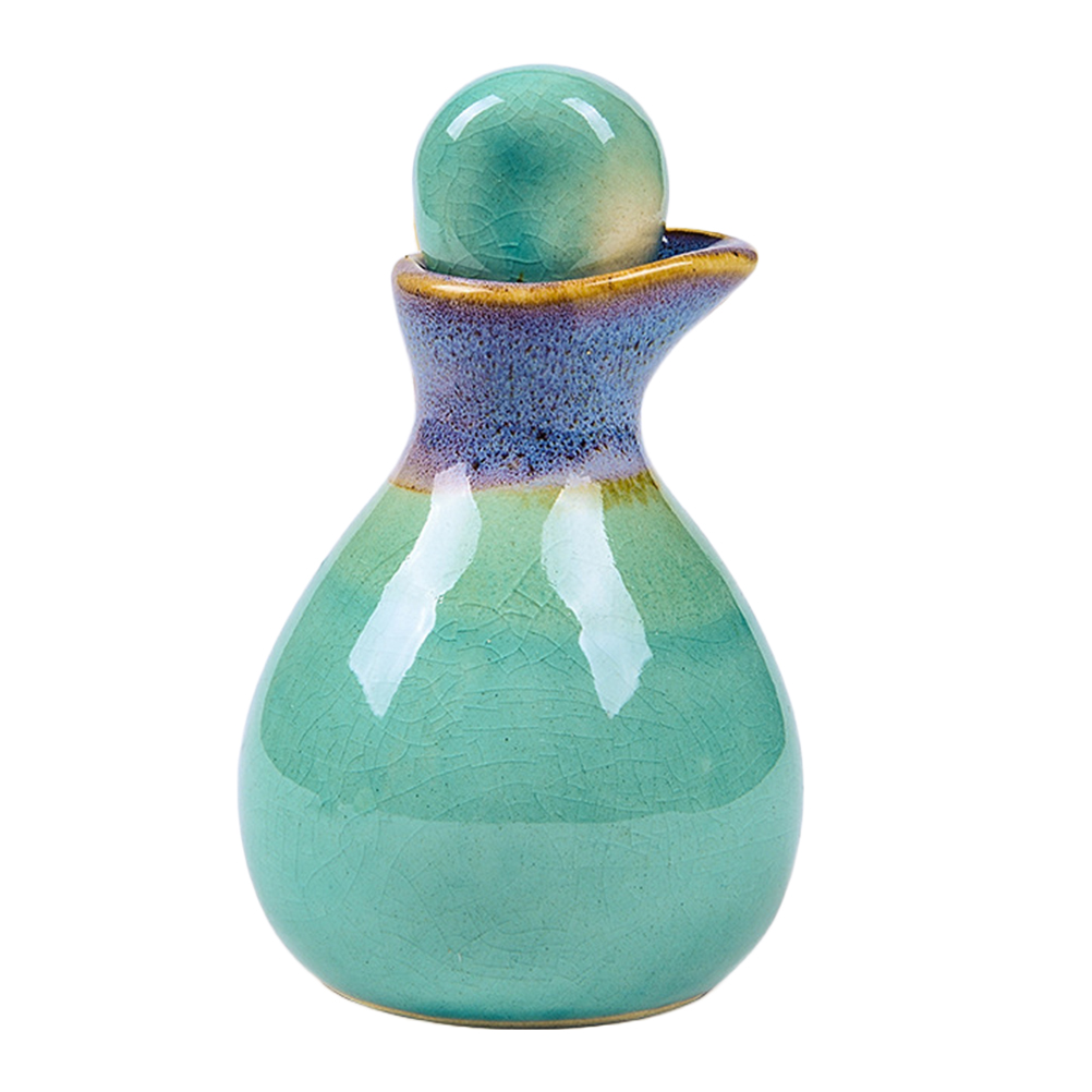 Homemaxs Oil Bottle Dispenser Essential Ceramic Sauce Spa Japanese Soy