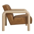 thumbnail image 6 of Sereno Vegan Leather Accent Chair in Canyon Oak, 6 of 9