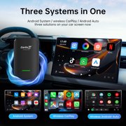 (4.0 PRO Series)CarlinKit CP2A Pro Wireless CarPlay Adapter - Convert Wired CarPlay & Android Auto to Wireless, Plug & Play, 5.8GHz WiFi, Low Latency, for iPhone/Android, Auto-Reconnect