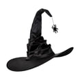 thumbnail image 2 of Pointed Top Witch Women Hat Wizard Character for Halloween Cosplay Spider Spider Pendant, 2 of 7