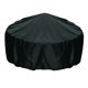 thumbnail image 1 of Cubierta impermeable para / fuego forma forma forma para patio resistente libre, color negro, 3 pulgadas, 1 of 9