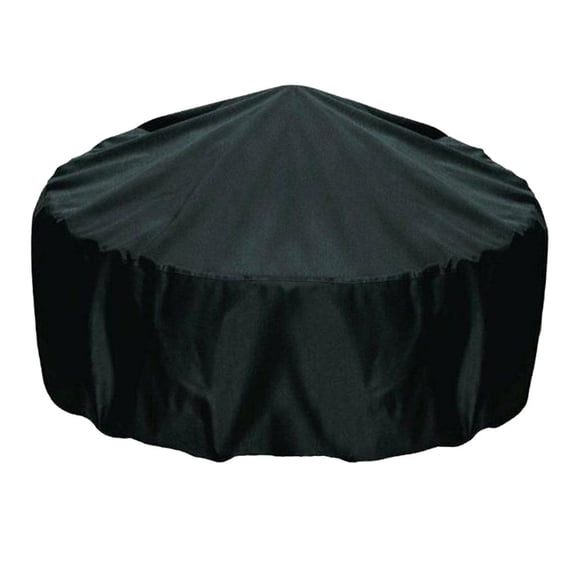 Large Fire Cover, Water, Wind, -, Heavy Duty Oxford Fabric Outdoor Garden Patio Heater Cover, Round (77x58cm) - Black