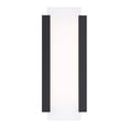 thumbnail image 3 of WAC Lighting Fiction 26" LED 1-Light Aluminum Indoor/Outdoor Wall Light in Black, 3 of 5