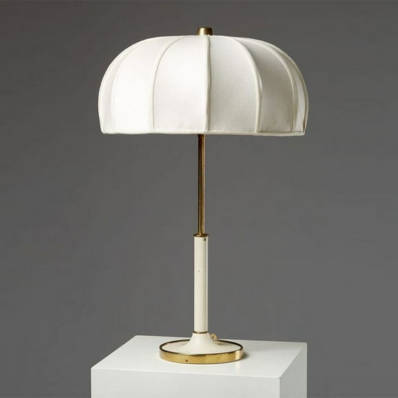Arturesthome Modern Light Luxury Fabric Decoration Table Lamp Umbrella Shape Nordic Desk Lamps For Bedroom