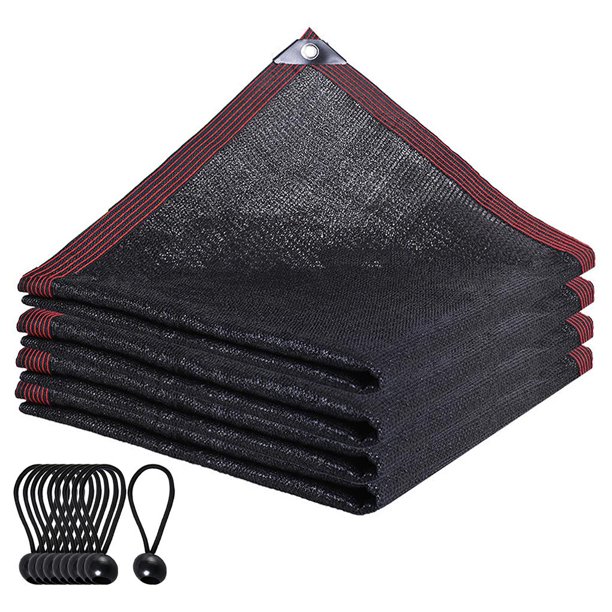 3m*2m Shade Cloth Large Size Shade Tarp Ultra Durable Black Outdoor Sun