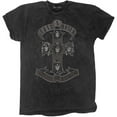thumbnail image 1 of Guns N Roses  Adult Cross Dip Dye T-Shirt, 1 of 1