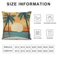 thumbnail image 5 of PHYHOO  Modern Tropical Pillow Covers Leaves Palm Tree Decorative Throw Pillow Cases Soft Velvet Outdoor Pillow Covers for Patio Sofa Couch Bedroom Home Decor, 5 of 5