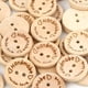 thumbnail image 2 of Set de 100 botones de madera para costura y manualidades con botón love wood (15 mm). brillar Electrónica, 2 of 5