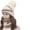 Beige, variant on 3Pcs/Set Womens Knitted Hat, Winter Plush Warm Face Cover Hat Scarf Set