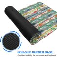thumbnail image 6 of Long Mouse Pads for Desk,Colorful Dinosaurs Stripe Pattern Desk Mats on Top Of Desks, Desk Mouse Pad Extra Large with 3mm Non-Slip Base and Stitched Edge for Gaming,Office,Work,Home 47.3"x23.6", 6 of 6