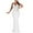 White, variant on Rrunsv Women Dresses for Special Occasions Formal Dresses for Women Evening Party Slit Ruched Bodycon Maxi Dress Wedding Dress White,XXL