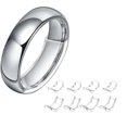 thumbnail image 4 of 8 Sizes Silicone Invisible Ring Size Reducer Adjuster Ring Sizer Fit Any Rings, 4 of 5