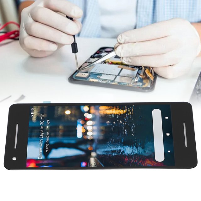 Pantalla Amoled, Reemplazo de Pantalla de Control Sensible de Alto Brillo 1920 x 1080px 5 Pulgadas para Pixel 2
