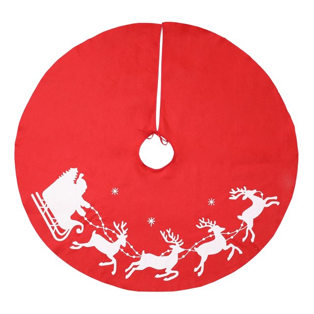Labymos 40 Inch Christmas Tree Skirt Reusable Xmas Tree Skirt for Christmas Decorations Happy Thanksgiving