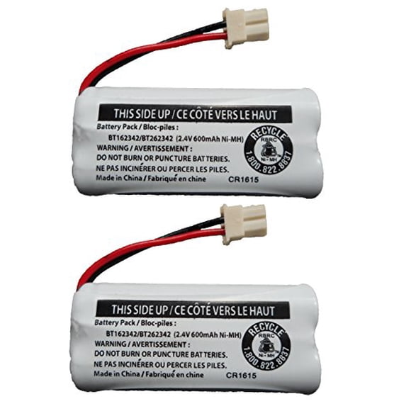 Replacement Battery BT162342 / BT262342 for Vtech AT&T Cordless Telephones CS6114 CS6419 CS6719 EL52300 CL80111 (2-Pack)