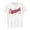 White, variant on Hiijoy Infant Girl's T-Shirt Boston Print Short Sleeved T Shirt Baseball Casual Tshirt