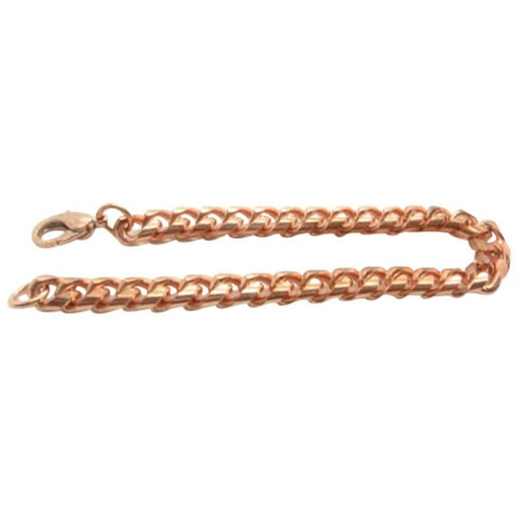 9 Inch Solid Copper Bracelet, 5/16 of an inch wide, CB624G - Made in the USA. Medium weight.