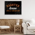 thumbnail image 2 of Stupell Industries Enter At Own Risk Haunted House Gray Framed Giclee Art, design by Natalie Carpentieri, 24 x 30, 2 of 8