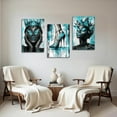 thumbnail image 4 of Hieng 3 Pieces Black Woman Wall Art Queen and Butterfly Pictures African American Canvas Prints Crown Poster High Heel Paintings for Bedroom Decor Unframed, 4 of 6