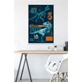 thumbnail image 5 of Jurassic World: Fallen Kingdom - T-Rex Wall Poster with Magnetic Frame, 22.375" x 34", 5 of 5