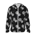 thumbnail image 2 of Lsque White Flower Dandelion UPF 50+ Lightweight Sun Protection Men's Women's Long Sleeve Shirt, Hoodie Performance -Small, 2 of 9