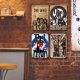 thumbnail image 3 of Kit Pintura Hierro Rectangular Placa Metal Vintage The Who 20x30cm 4 Uds., 3 of 9