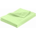 thumbnail image 2 of 600 Thread Count Egyptian Cotton Flat Sheet – 1 Piece, Stripe Sage Green Twin Size (66" x 96"), 2 of 5