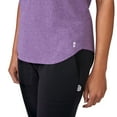 thumbnail image 3 of Free Country Women's Microtech Chill B Cool Tee Aubergine M, 3 of 3