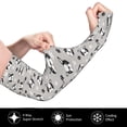 thumbnail image 3 of Sun Protection Arm Sleeves for Men Women, Cute boston terrier puppy paw Sleeves to Cover Arms with Thumb Hole Cooling Sleeve, 3 of 6