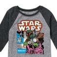 thumbnail image 3 of Star Wars - Boba Fett Comic Cover - Toddler And Youth Raglan, 3 of 4