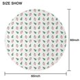 thumbnail image 6 of Christmas Round Tablecloth 70x70in(178x178cm) – Waterproof Polyester Table Cover with Full Print Design, Wrinkle Resistant & Washable for Kitchen Dining Party Decor, 6 of 6