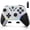White, variant on Army Green Wireless Controller, 2.4G, Hall Joysticks & Triggers, 1200mAh, 4 Programmable Buttons, RGB, for PC/Switch/iOS/Android/Steam
