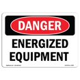 thumbnail image 1 of SignMission OS-DS-A-1218-L-2283 12 x 18 Po Signe de Danger OSHA - Équipement sous Tension, 1 of 1
